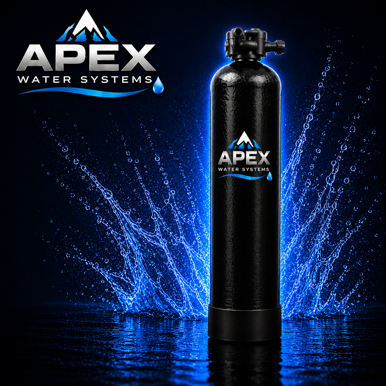 Apex whole-house carbon chemical filtration system